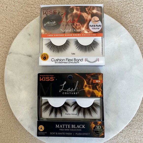 New KISS Lash Bundle - 2 Lashes | Matte Velvet & Tulle - Picture 1 of 6
